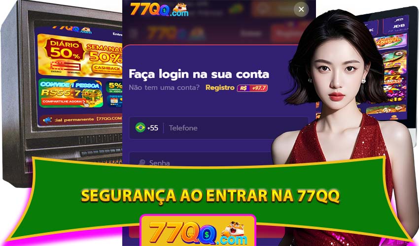Segurança ao entrar na 77QQ